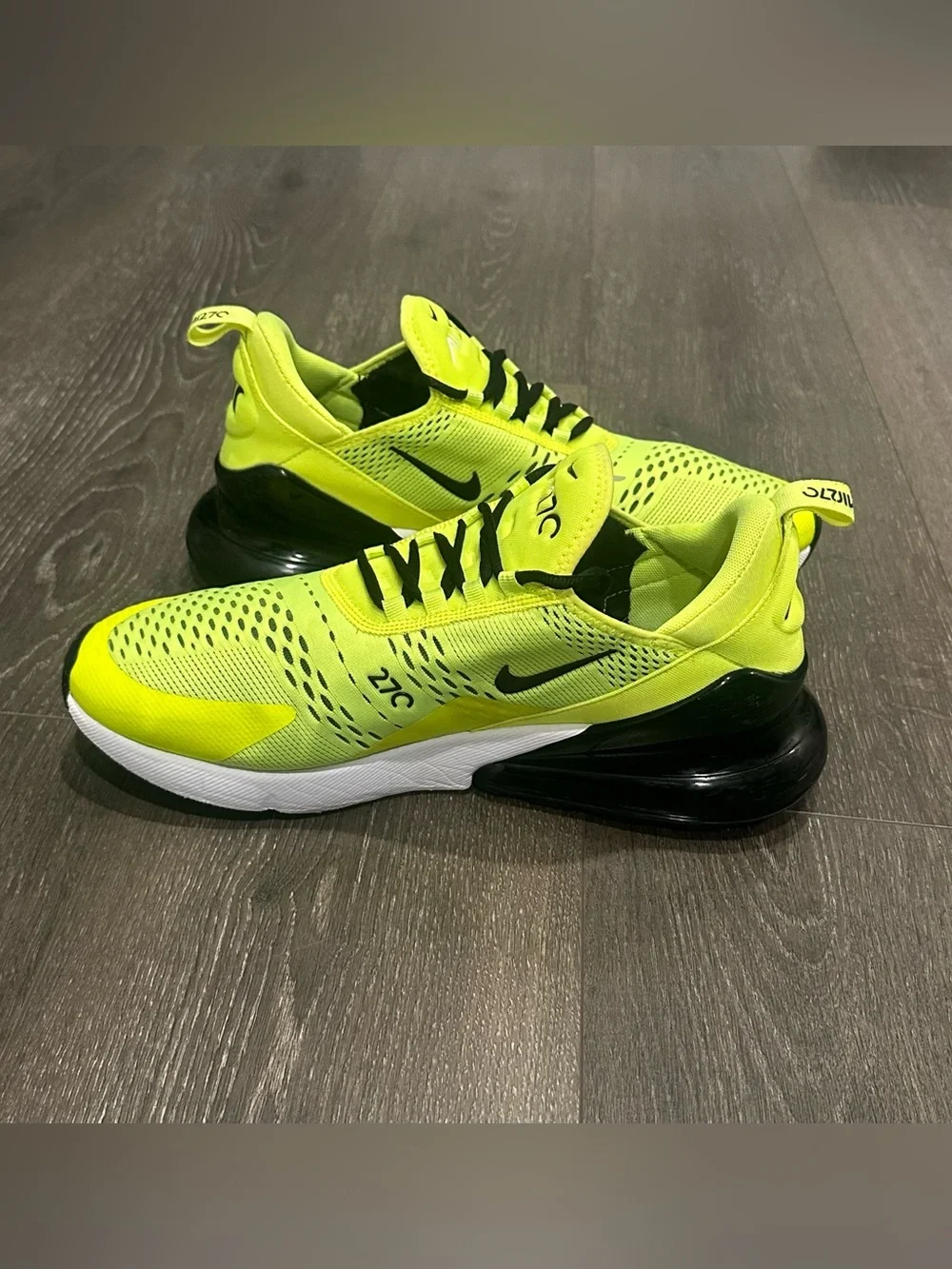 Nike Air Max 170 Neon Yellow and Black A Sneakers Mens Size 11